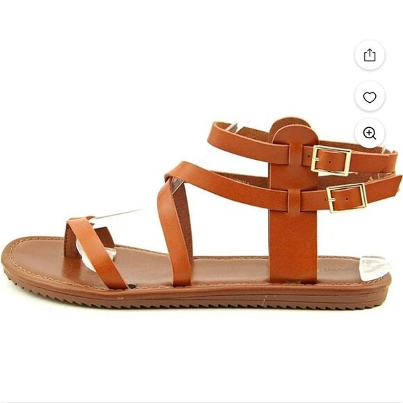 🆕👡Seven Dials Sync Split Toe Gladiator Sandals - Brown, Sz 8 - Picture 2 of 6